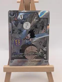 Son Goku : Childhood SB01-053 Gold Alternate Art Dragon Ball Manga Booster Card - Image 2