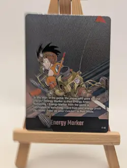 Son Goku E-45 Silver Energy Marker Manga Fusion World Dragon Ball Super Card - Image 2