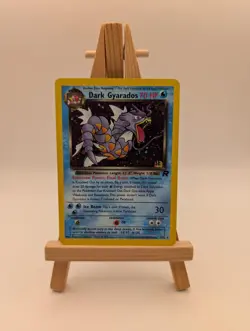 Pokemon Card - Prerelease Dark Gyarados 8/82 Team Rocket Promo Holo - Image 1