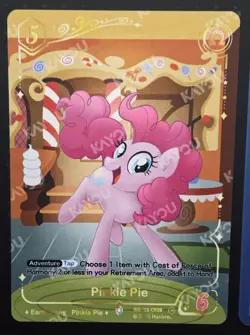 AX 2026 MY LITTLE PONY Kayou PROMO Card ANIME EXPO Pinkie Pie BP01-CR09 Sealed - Image 1