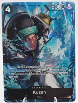 Kuzan Alt Art OP11-084 A Fist Of Divine Speed One Piece TCG Card Game English - Image 1