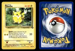 Pikachu 60/64 Unlimited Common Jungle Pokemon Card - Image 1