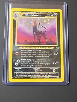 Houndoom Neo Revelation Holo 8/64 WotC Pokemon Card HP-DMG - Image 1