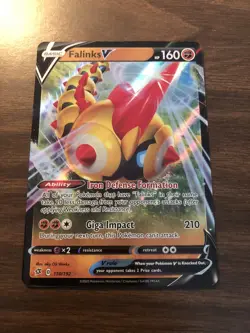 Holo Falinks V 110/192 Ultra Rare Rebel Clash Pokemon TCG - Image 1