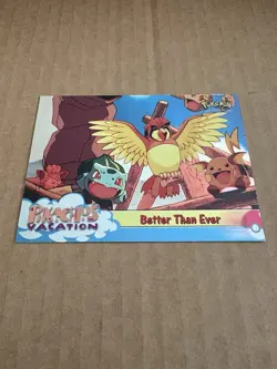 Pokemon Pikachu's Vacation Topps Blue Label "Better Than Ever" #56 - Image 1