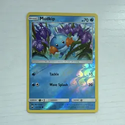 Pokemon TCG Mudkip 33/168 SM Celestial Storm Reverse Holo Common 70 HP EN 2018 - Image 1