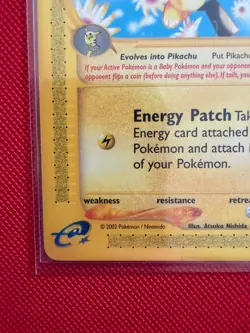 Pokemon Pichu 58/165 Expedition Base Set Rare Vintage WOTC Card LP Binder Copy - Image 3