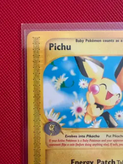 Pokemon Pichu 58/165 Expedition Base Set Rare Vintage WOTC Card LP Binder Copy - Image 4