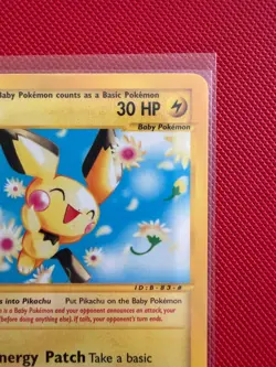 Pokemon Pichu 58/165 Expedition Base Set Rare Vintage WOTC Card LP Binder Copy - Image 5