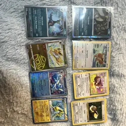 Pokemon TCG Umbreon Eevee Vaporeon Jolteon 8 Cards Lot English / Japanese - Image 1