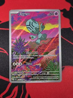 Pokemon TCG - Elgyem - 120/086 - Illustration Rare - SV: Black Bolt - Image 1