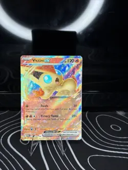 Pokemon Obsidian Flames Victini ex 033/197 Double Rare Holo Card NM - Image 1