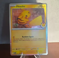 Pikachu 051/162 Temporal Forces Pokemon Day 2026 Cosmos Holo - Image 1