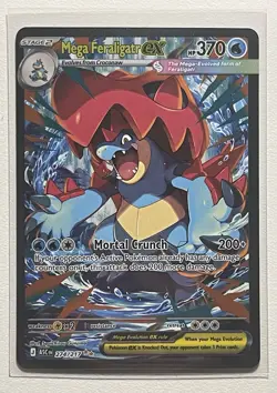 Mega Feraligatr ex 274/217 SIR Special Illustration Rare Pokemon Ascended Heroes - Image 1