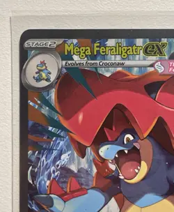 Mega Feraligatr ex 274/217 SIR Special Illustration Rare Pokemon Ascended Heroes - Image 2