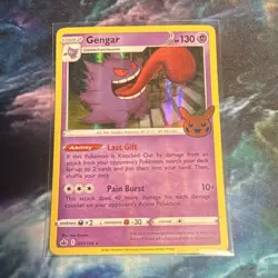 Pokemon TCG Gengar 057/198 SWSH06 Chilling Reign Holo Rare EN - Image 1