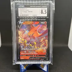 Pokemon Talonflame V 029/185 Vivid Voltage Holo Ultra Rare (2020) CGC 8.5 - Image 1
