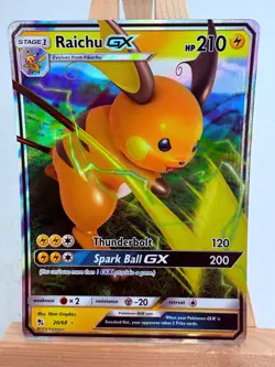 Pokemon TCG Raichu GX 20/68 Hidden Fates - Image 1