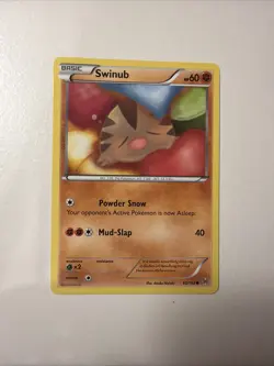 Pokemon Swinub 80/162 Breakthrough 2015 NM - Image 1