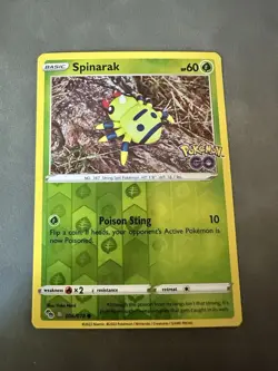 Spinarak (Peelable Ditto) 006/078 Pokemon GO Reverse Holo - Image 1