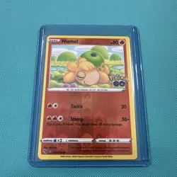 Numel (Peelable Ditto) 013/078 Common Pokemon GO Ditto Reverse Holo Unpeeled - Image 1