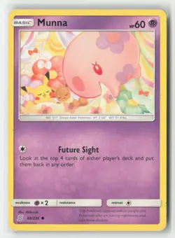 Munna 88/236 Common Unified Minds Pokemon Moderately Played - Image 1