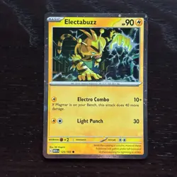 Electabuzz 125/165 Pokemon 151 Scarlet & Violet Cosmos Holo Promo NM - Image 1