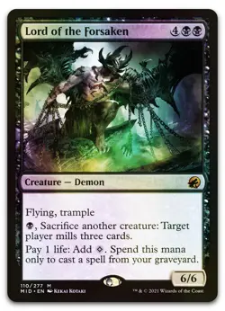 Lord of the Forsaken #110 (Foil) (NM) Midnight Hunt MID Magic MTG - Image 1