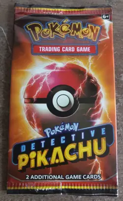 Detective Pikachu Special Promo Booster Pack - Detective Pikachu - Pokemon - Image 1