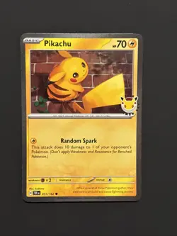 2024 POKEMON TEMPORAL FORCES #051/162 PIKACHU POKEMON DAY 2026 - Image 1