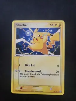 The Pokemon Company Pikachu 60/106 Emerald Rare Non-Holo 50HP EN 2005 - Image 1