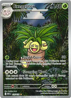 EXEGGUTOR 135/132 ILLUSTRATION RARE MEGA EVOLUTION POKEMON HOLO NEAR MINT - Image 2