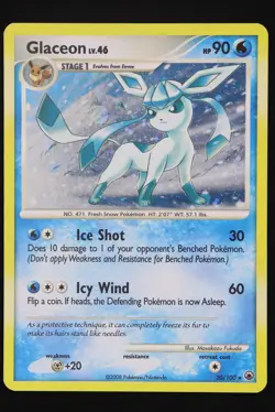 Glaceon [Cosmos Holo] - 20 - Majestic Dawn - Pokemon Card - Lightly Played - Image 1