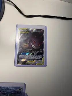 Gengar & Mimikyu GX Alternate Art 165/181 Pokemon Sun Moon Team Up Tag Team NM - Image 3