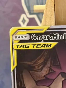 Pokemon Sun & Moon Team Up Gengar Mimikyu GX 165/181 Alternate Art - Image 4