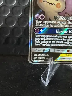 Pokemon Sun & Moon Team Up Gengar Mimikyu GX 165/181 Alternate Art - Image 2