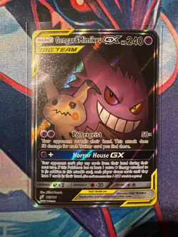 Gengar & Mimikyu GX - 165/181 - Pokemon Team Up Sun Moon Alternate Art Card - Image 1