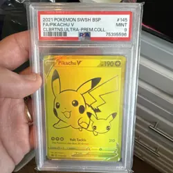 Pikachu V SWSH145 SWSH: Sword & Shield Promo Cards Holo - Image 1
