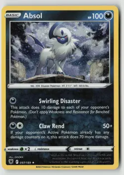 Absol (Cosmos Holo) [MCAP - 097/189] LP Pokemon Miscellaneous Cards & Products - Image 1