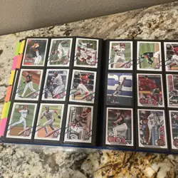 Baseball Binder Some Pages Have Some Cards Missing Great Condition - Image 5