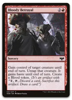 Bloody Betrayal #147 (NM) Crimson Vow VOW Magic MTG - Image 1