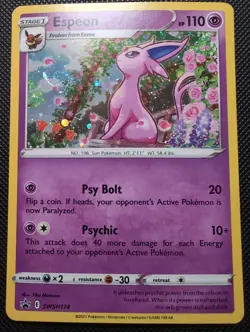 Espeon SWSH174 SWSH: Sword & Shield Promo Cards Holo - Image 1