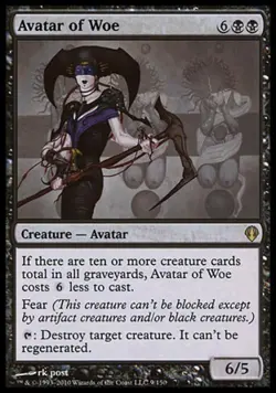 MTG English Avatar of Woe NM Normal Archenemy - Image 1