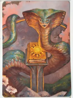 Guardian Naga - ART CARD - Magic the Gathering MTG Nice! - Image 1
