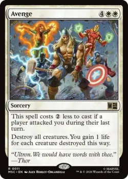 ~ Avenge ~ NM ~ Commander: Marvel Super Heroes ~ MTG ~ - Image 1