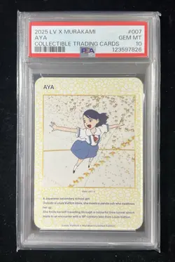 PSA 10 LOUIS VUITTON x MURAKAMI Trading card LV AYA 007 - Image 1