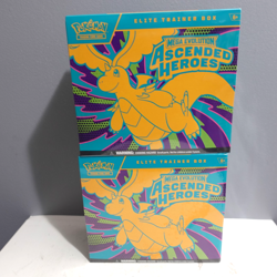 POKEMON Ascended Heroes ETB Elite Trainer Box Factory Sealed Lot Of 2 - Image 1