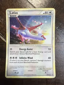 Pokemon TCG Heart Gold Soul Silver Halo Black Star Promo Latias HGSS10 - Image 2