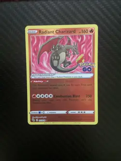 Radiant Charizard 011/078 Pokemon GO NM - Image 1