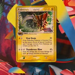 Kabutops 9/110 Rare Holon Phantoms Pokemon Reverse Holo Damaged - Image 1